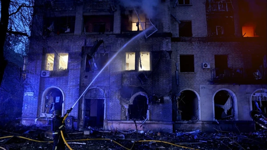 Russia Pummels Eight Ukrainian Regions in Overnight Drone and Missile Barrage