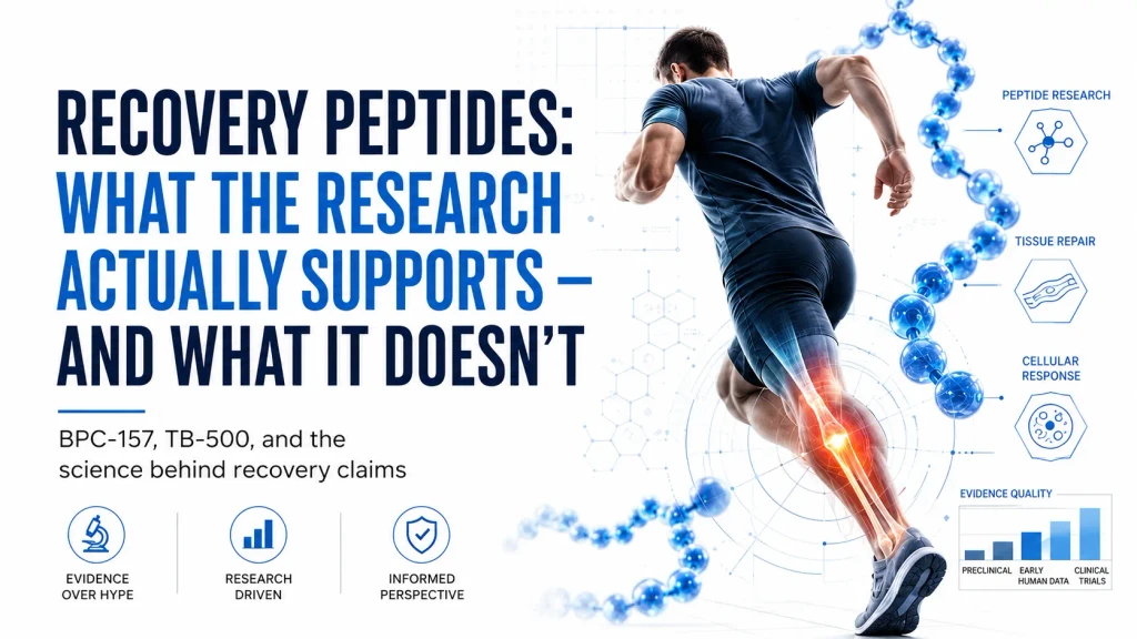 The Real Science of Recovery Peptides: Promise, Preclinical Data, and Prohibited Status