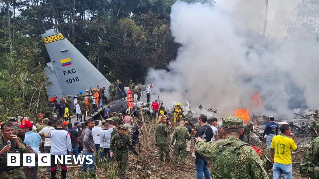 Colombia Military Plane Crash Kills 66, Four Missing