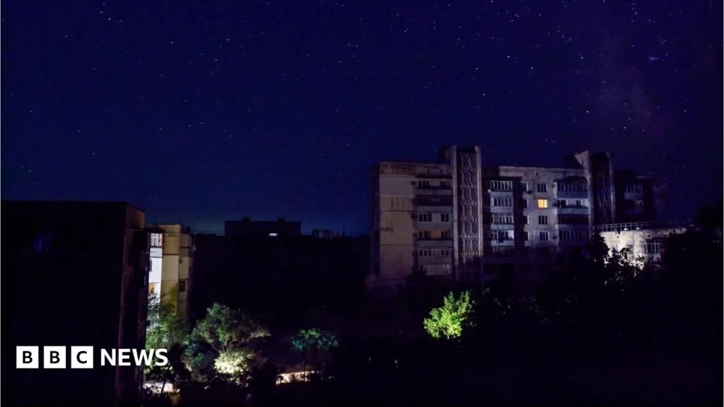 Ukrainian Drone Strikes Black Out Key City in Occupied Crimea