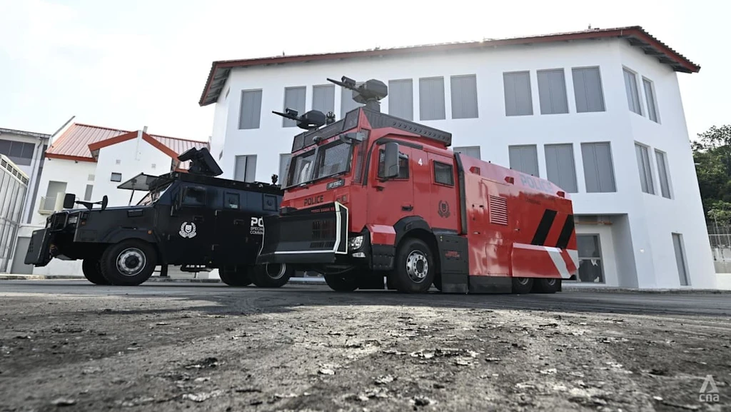 Singapore Police Deploy Next-Gen Tactical Vehicles and Water Cannons