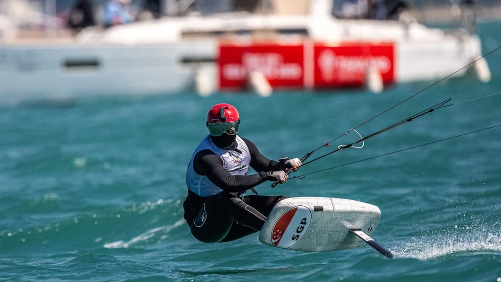 Singapore's Max Maeder Reclaims World Kitefoiling Title