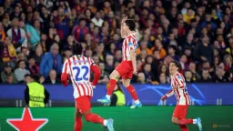 Atletico Madrid Dominates Barcelona 2-0 in Champions League Quarter-Final