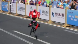 Humanoid Robot Smashes Half-Marathon World Record in Beijing
