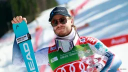Atle Lie McGrath Wins World Cup Slalom Crystal Globe in Lillehammer