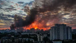 Russia Unleashes Deadly Missile Barrage Across Ukraine, Killing Nine