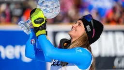 Laura Pirovano Claims First Downhill Crystal Globe in Lillehammer