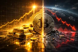 Bitcoin’s 5-Year CAGR Falls Below Gold’s for Third Month in Early 2026