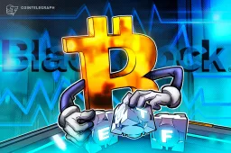 Bitcoin Holds Steady After $1.3B BlackRock ETF Block Trade