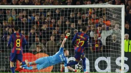 Barcelona dominates Newcastle 7-2 to reach Champions League quarters