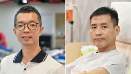Buddhist Teachings Drive Two Men to Donate Blood Regularly