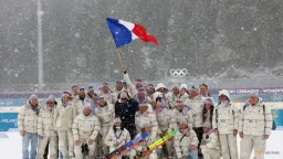 French Biathlon Team Challenges Norwegian Dominance at Olympics