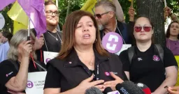BC Nurses Picket Vancouver General Hospital in Historic Job Action