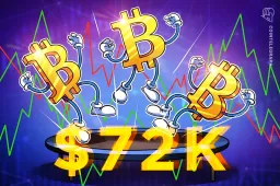 Bitcoin Rebounds to $72K, Key Resistance Level in Focus