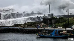 Typhoon Bavi Forces Singapore Flight Cancellations, Hits Taiwan