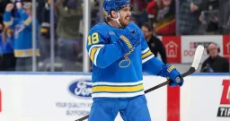Blues Stage Dramatic 3-2 OT Comeback Against Oilers
