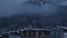 Olympic Curlers Trek Through Snow to Reach Stadium Amidst Italian Blizzard