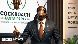 India's Viral 'Cockroach Party' Website Blocked After Explosive Launch