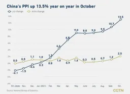 China's Inflation Surges: PPI Hits 2.8%, CPI Rises 1.2%