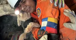 Dog Rescued From Venezuelan Earthquake Rubble After Five Days