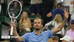 Medvedev Beats Alcaraz; Sets Up Sinner Final