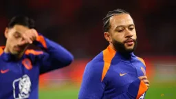 Memphis Depay Doubtful for Dutch World Cup Warm-Ups