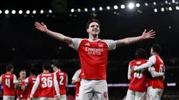 Eberechi Eze's Stunning Goal Powers Arsenal Into Champions League Quarter-Finals