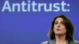 EU Antitrust Chief Confronts Big Tech AI Dominance