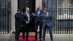 European Leaders Meet Zelenskyy at Downing Street to Up Pressure on Russia