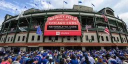 Fan Spotted Working at Wrigley Field During Cubs Game