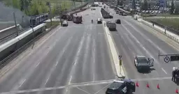 Tesla-LRT Crash Sparks Fire, Shuts Down Edmonton Overpass