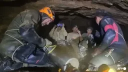 Rescuers Free Four More Men Trapped in Laos Cave