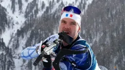 Biathlete Emilien Jacquelin Finds Inner Peace Amidst Olympic Competition