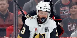 Golden Knights' Brayden McNabb Hospitalized After Taking 87 mph Puck to Face in Stanley Cup Final