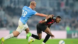 Isaksen Goal Sinks Milan in Scudetto Blow at Lazio