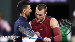 Draper Stuns Djokovic in Thrilling Indian Wells Upset
