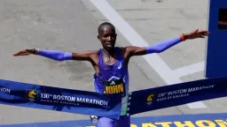Korir Smashes Boston Marathon Course Record in Dominant Victory