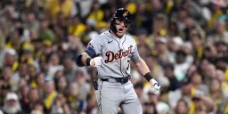 Tigers Prospect McGonigle Celebrates Post-Homer Robbery