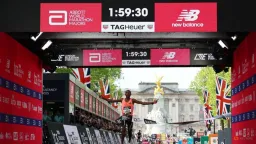 Sawe Shatters Marathon Record, First Man Under Two Hours