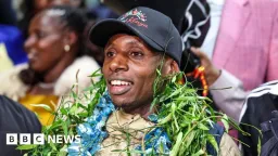 Kenyan Marathoner Sabastian Sawe's Historic Sub-2-Hour Run Celebrated