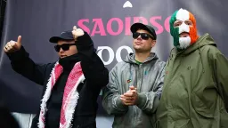 Musicians Protest Ireland vs. Israel Football Match