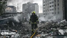 Russian Strikes Kill Nine in Kyiv Ahead of NATO Summit in Turkey