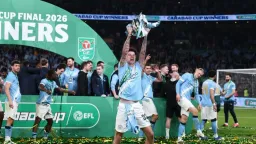 Man City Crushes Arsenal 2-0 in League Cup Final Behind O'Reilly Double