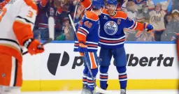 McDavid's Three Points Power Oilers Past Ducks