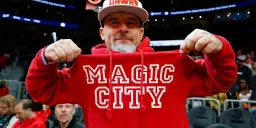 Hawks Fans Wear Magic City Gear Amid NBA Cancellation Backlash