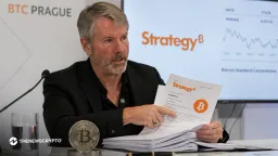 Michael Saylor Clarifies Corporate Bitcoin Sales Policy at BTC Prague