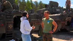Lithuanian Schoolgirl Wins Bundeswehr Tank Ride Through NATO Essay Contest