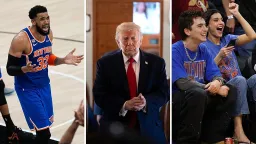 Trump’s Planned Knicks Finals Appearance Sparks Security Overhaul at MSG