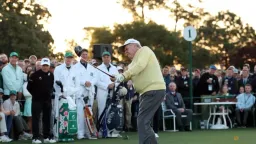Masters Legends Nicklaus, Player, Watson Tee Off: A Moment of Golf History