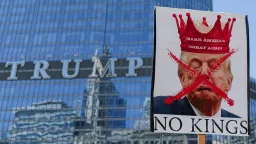 Millions Rally Across U.S. in Anti-Trump 'No Kings' Protests